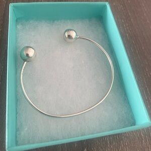 Elegant Silver Open Cuff Bracelet